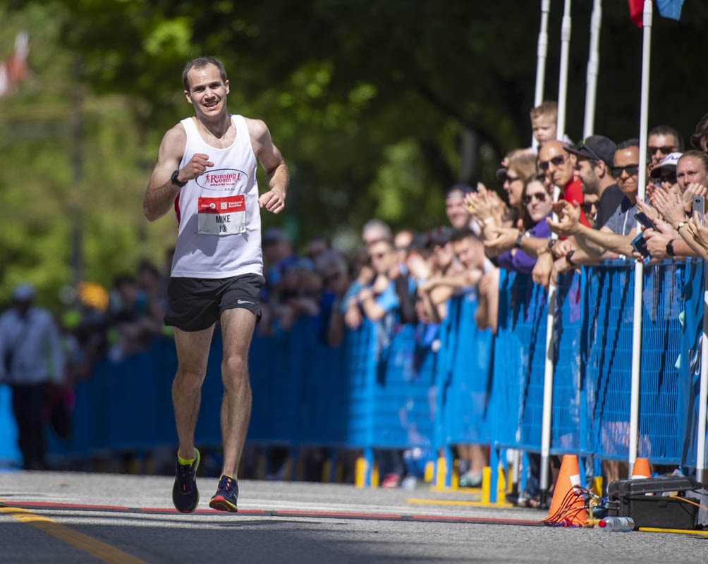 Top Canadian at last year's Marathon, Mike Trites finishes second overall in 2018. Photo: Christopher Morris / RUNVAN®